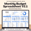 Monthly Budget Planner Spreadsheet