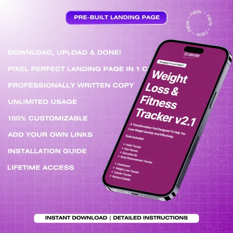 Weight Loss Fitness Spreadsheet